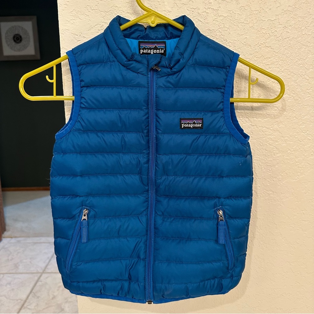 Boys 4T Patagonia Blue Vest